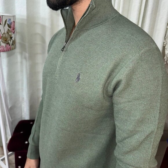 Knit Plain Sweater Polo - Picture 3 of 3